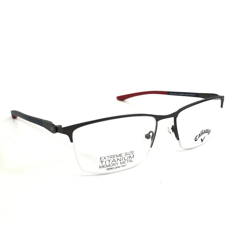 Callaway Eyeglasses Frames EXTREME 16 TMM GUN Gunmetal Blue XL Size 59-18-150